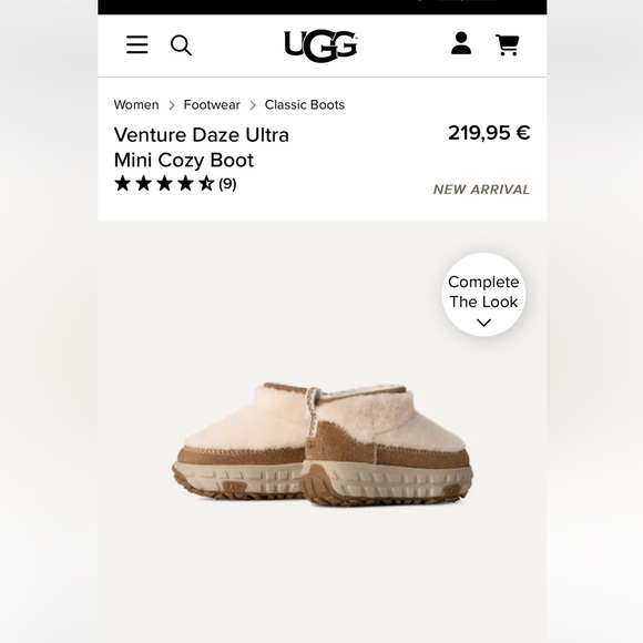 🐪 🐑 NEW IN BOX🐑🐪 Ugg Venture Daze Ultra Mini Cozy Boot 9 - Picture 3 of 12